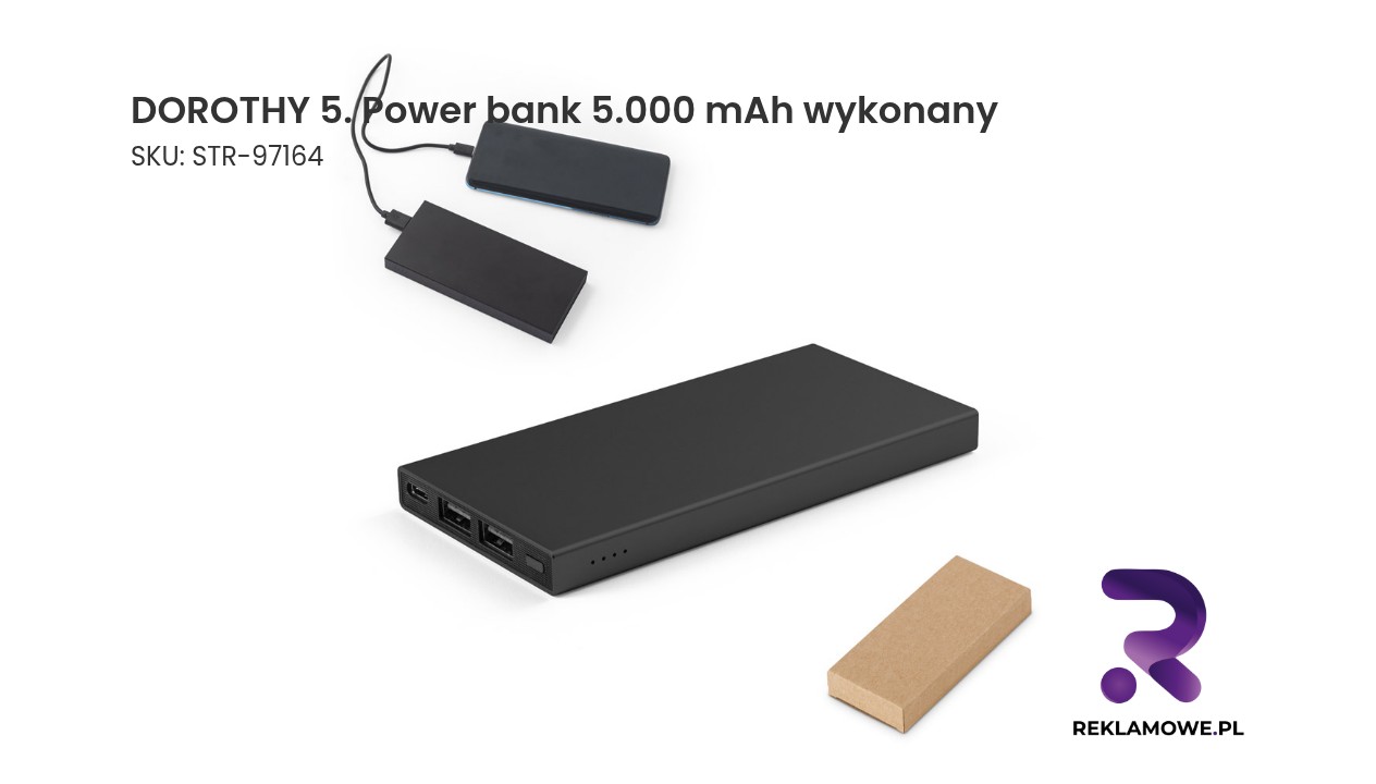 Power bank DOROTHY 5 o pojemności 5000 mAh