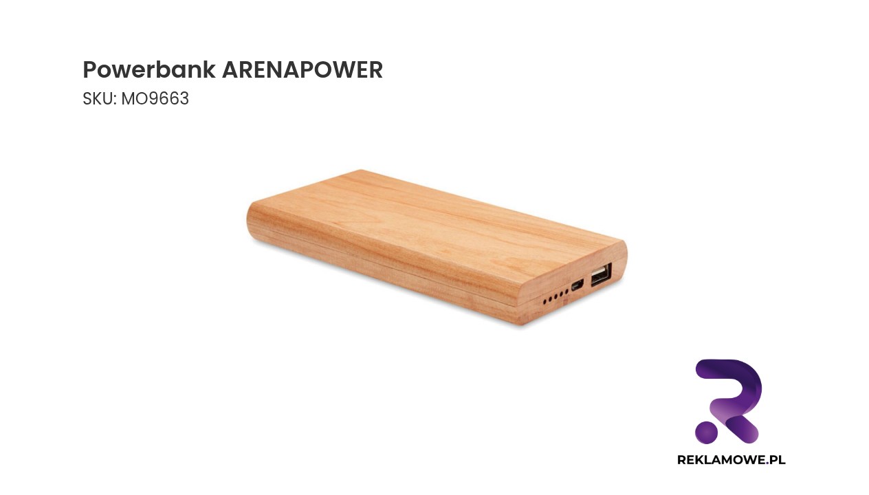 Powerbank ARENAPOWER Zdjęcie powerbanku ARENAPOWER