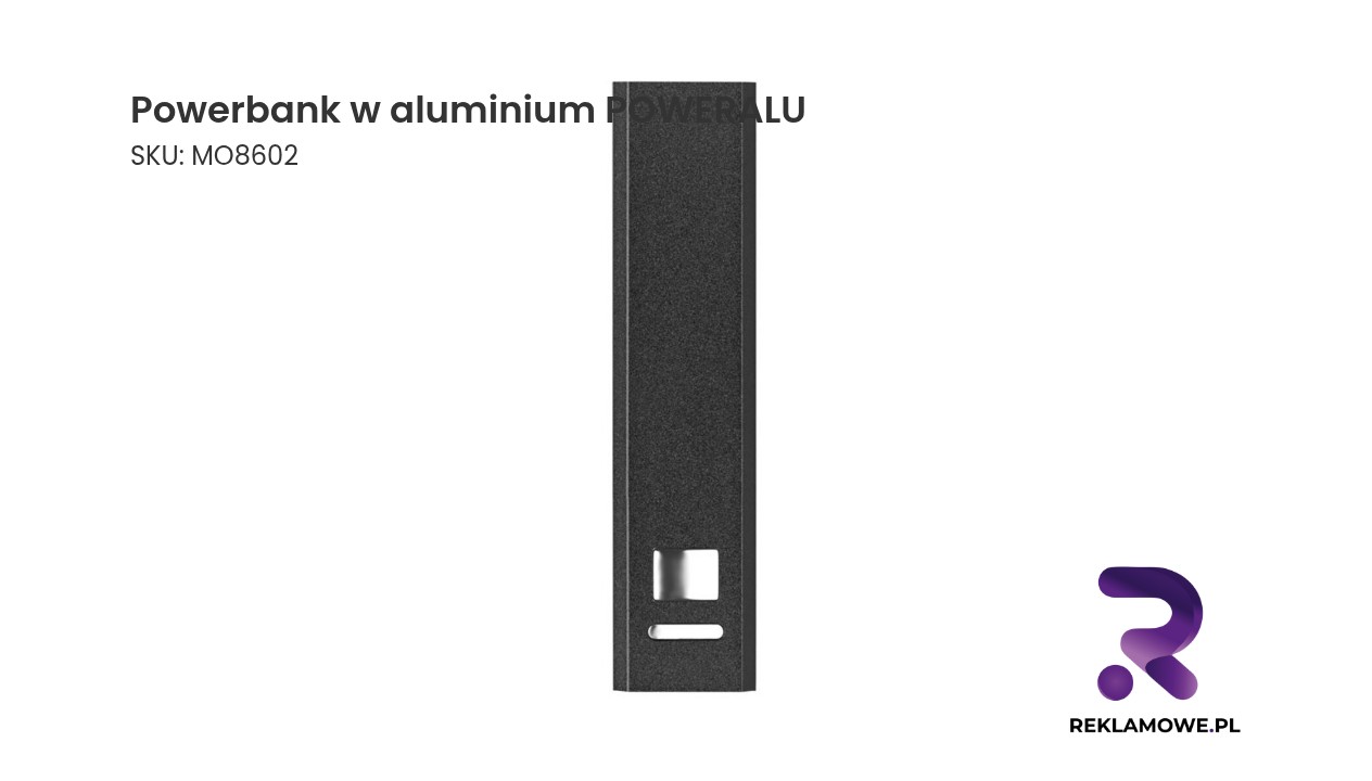 Powerbank w aluminium POWERALU