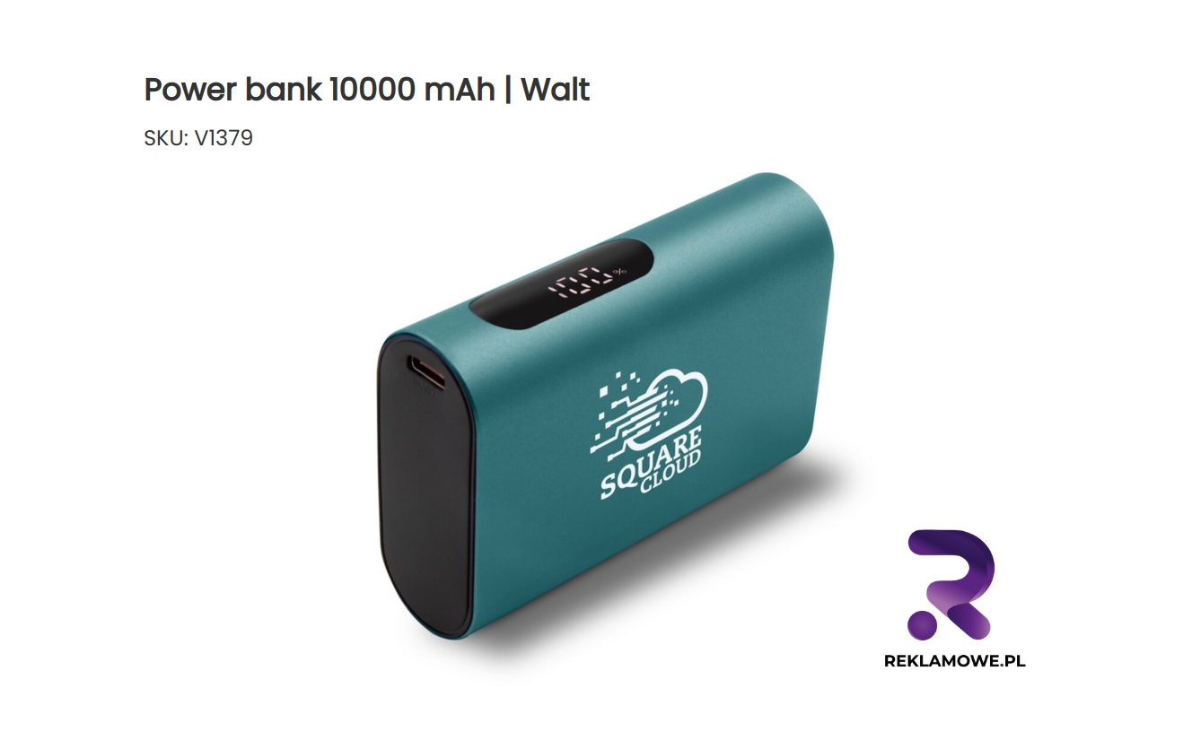 power bank Walt o pojemności 10000 mAh