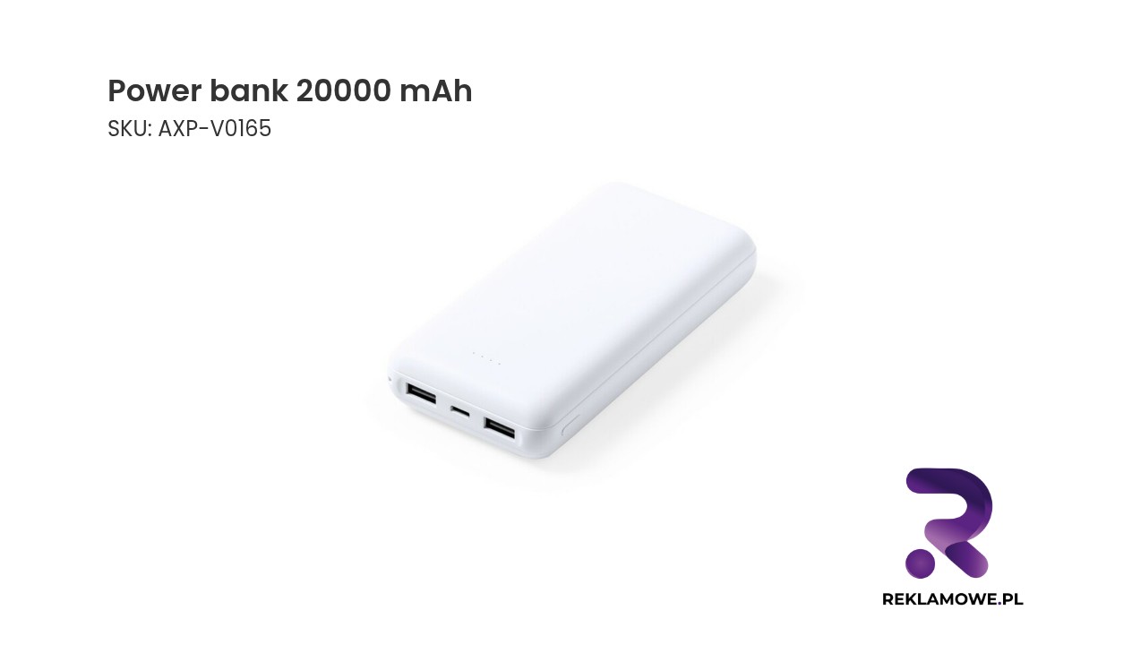 Power bank o pojemności 20000 mAh