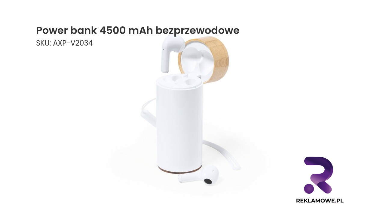 Power bank 4500 mAh bezprzewodowy