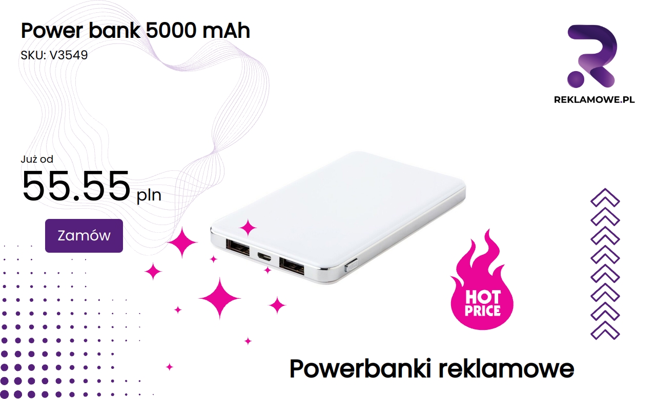 Power bank o pojemności 5000 mAh