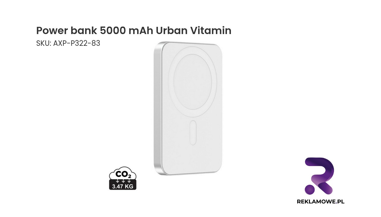 Power bank 5000 mAh Urban Vitamin Malibu - przenośna bateria do ładowania urządzeń