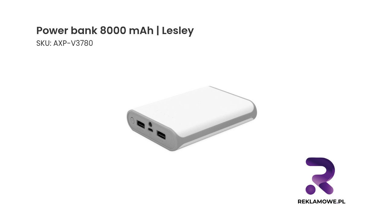 Power bank 8000 mAh | Lesley Power bank Lesley o pojemności 8000 mAh