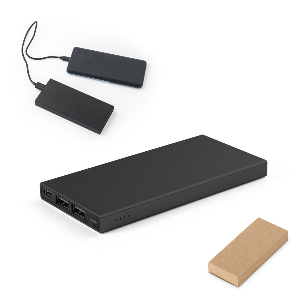 DOROTHY 5. Power bank 5.000 mAh wykonany w aluminium pochodzącego z recyklingu (100% rAL 97164_set