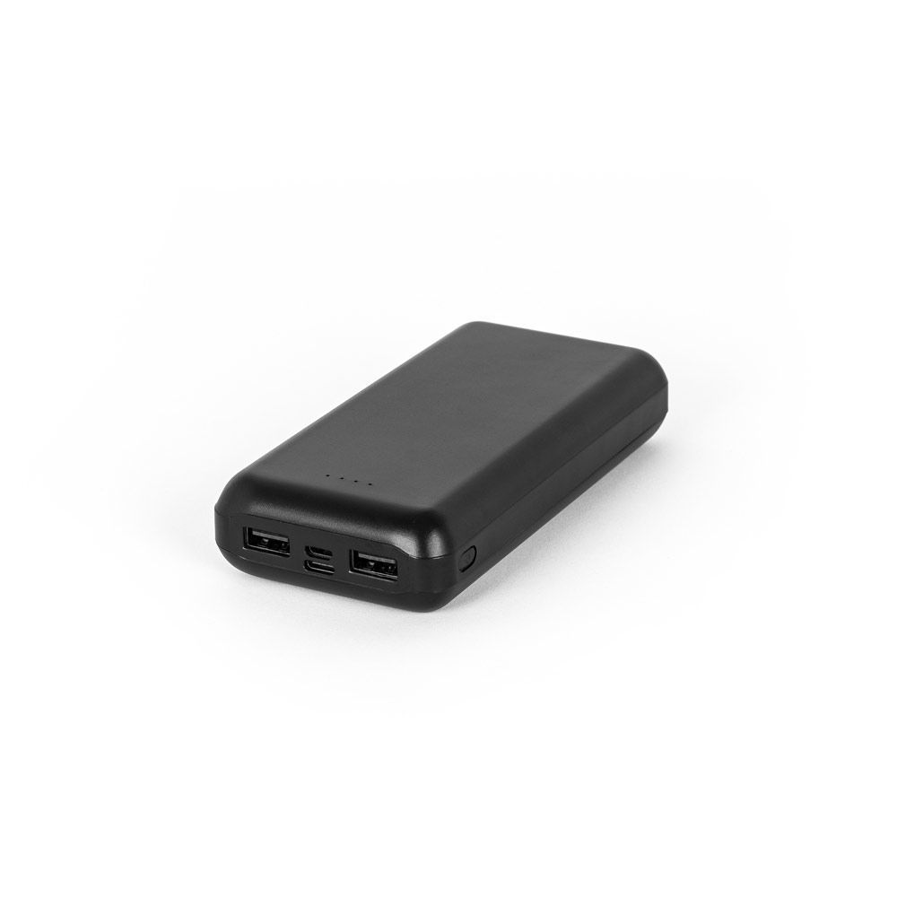 LEAKEY 20. Power bank 20'000 mAh wykonany w ABS pochodzącego z recyklingu (100% rABS) 97199_set