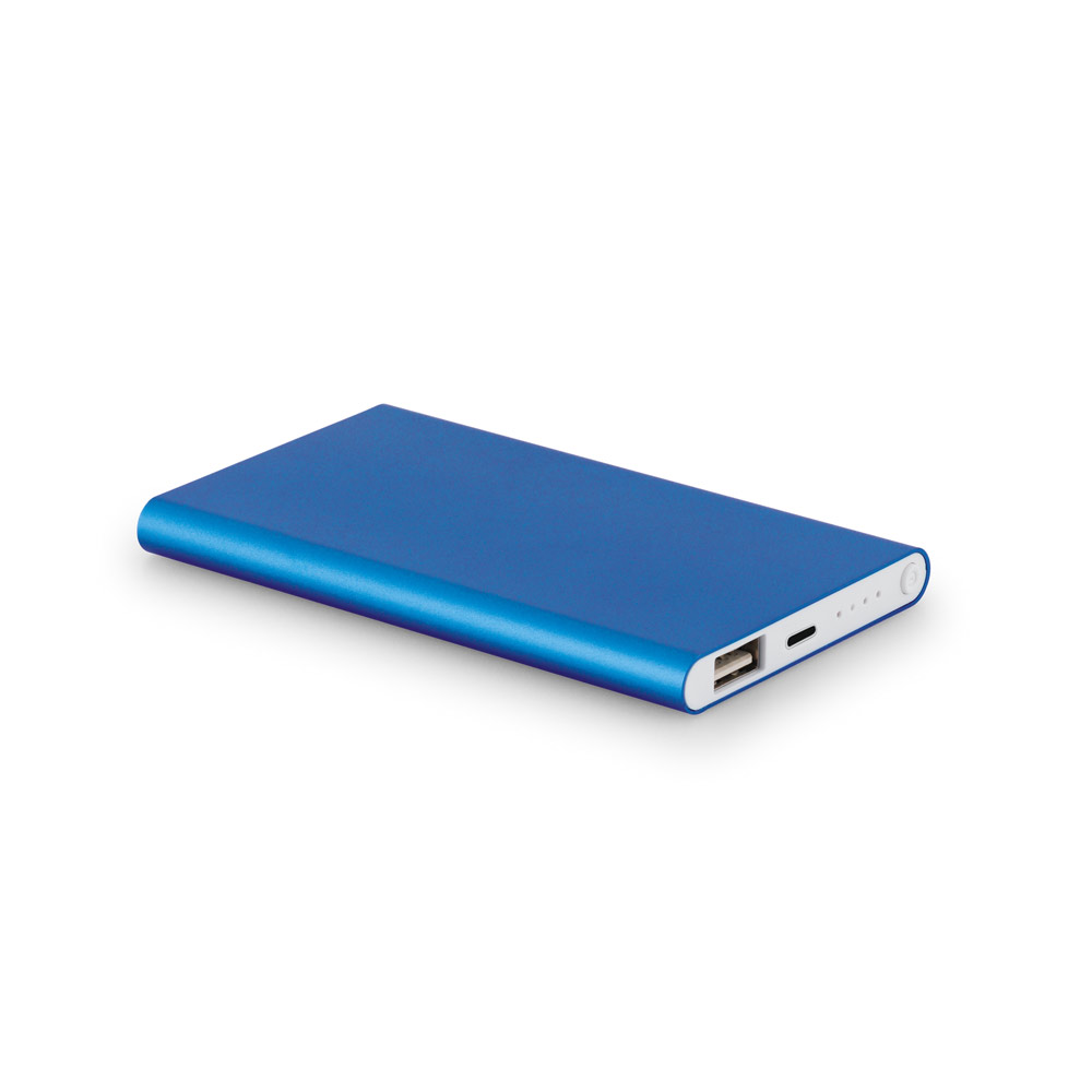 MARCET. Power bank slim 4'000 mAh z aluminium z recyklingu (100% rAL) i ABS z recyklingu (100% rABS) 97344_set