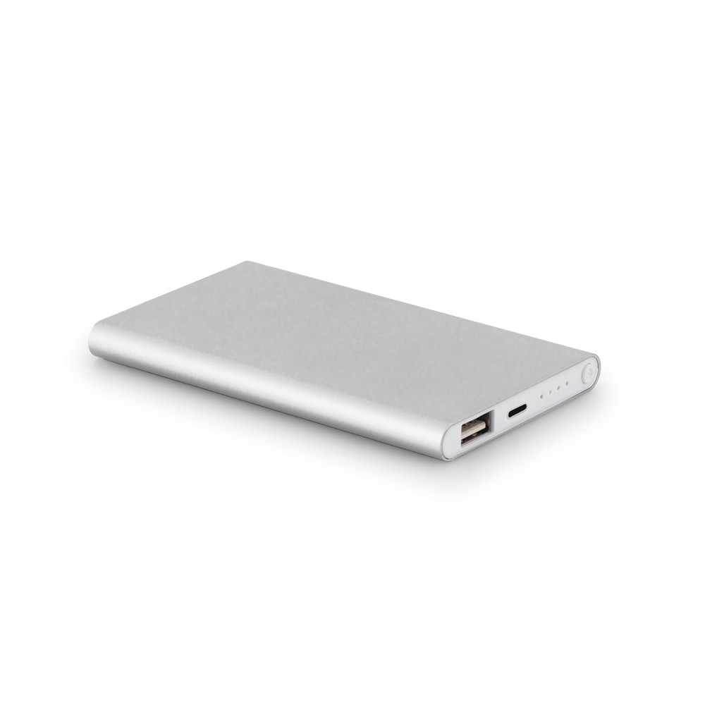 MARCET. Power bank slim 4'000 mAh z aluminium z recyklingu (100% rAL) i ABS z recyklingu (100% rABS) 97344_set