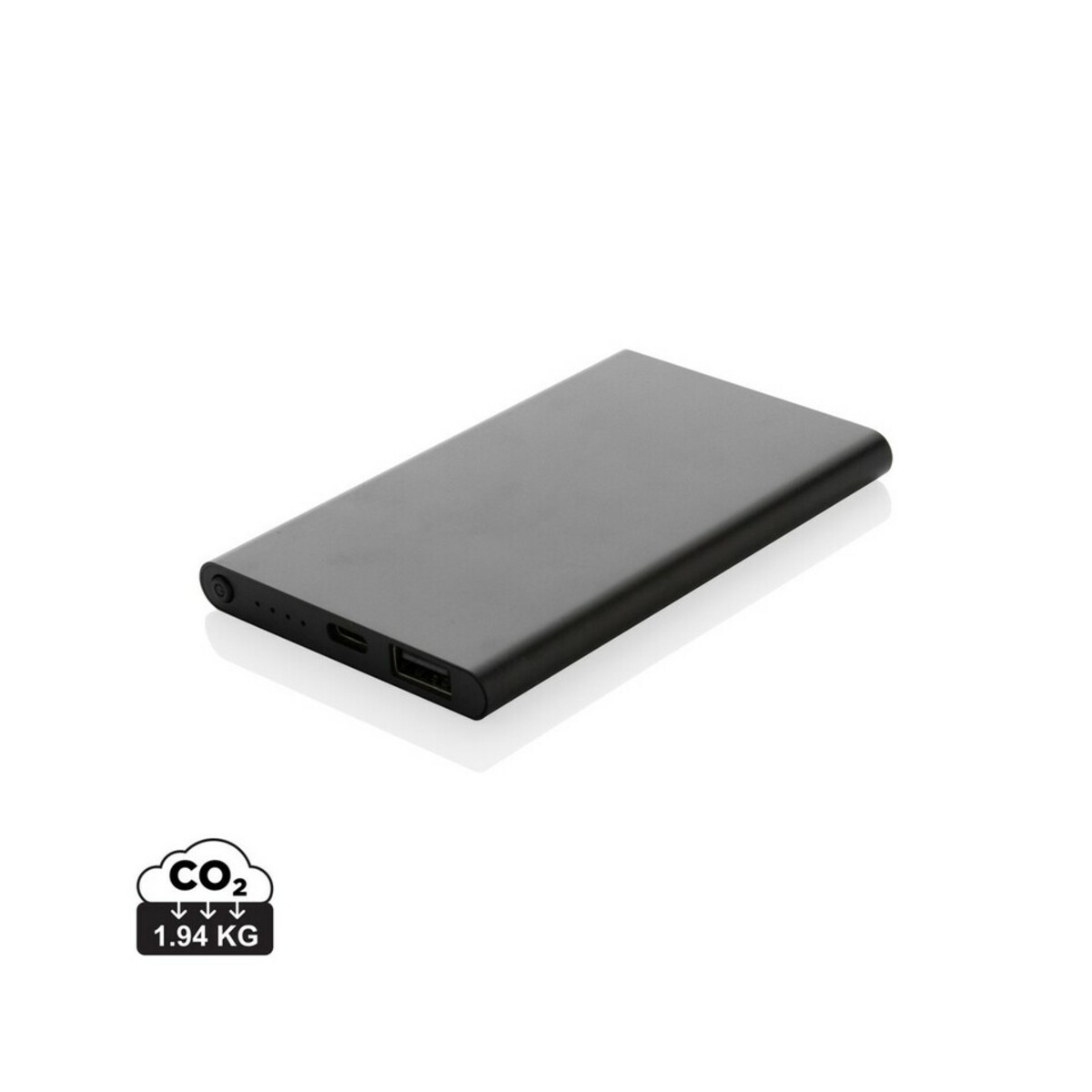 Power bank 4000 mAh z aluminium z recyklingu P322.420_S_0