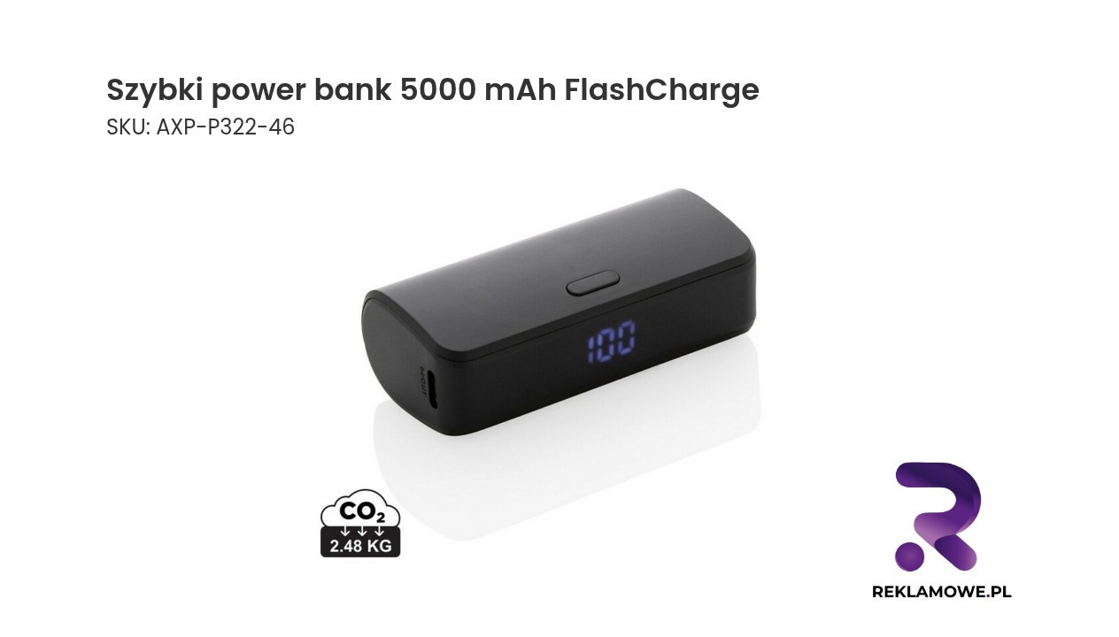 Szybki power bank 5000 mAh FlashCharge